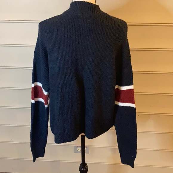 NWT Anthro John + Jenn Stripe Sweater Varsity - Picture 4 of 6